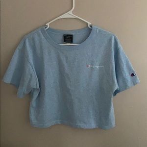 Champion cropped workout tee